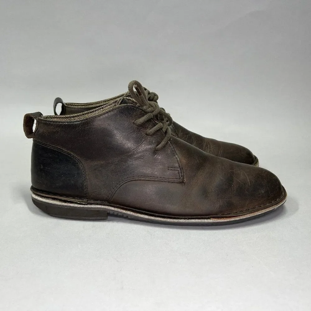 Varese Men's Gobi II Brown Leather Chukka Boots‎